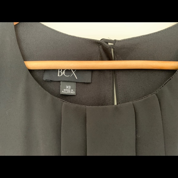 Black Patterned Mini Dress - Picture 5 of 6